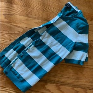 Talbots bold sleeve elbow cardigan